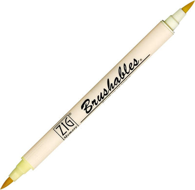 Kuretake - Set 6 Rotuladores Doble Punta Pincel - Pastel - Brushables ZIG