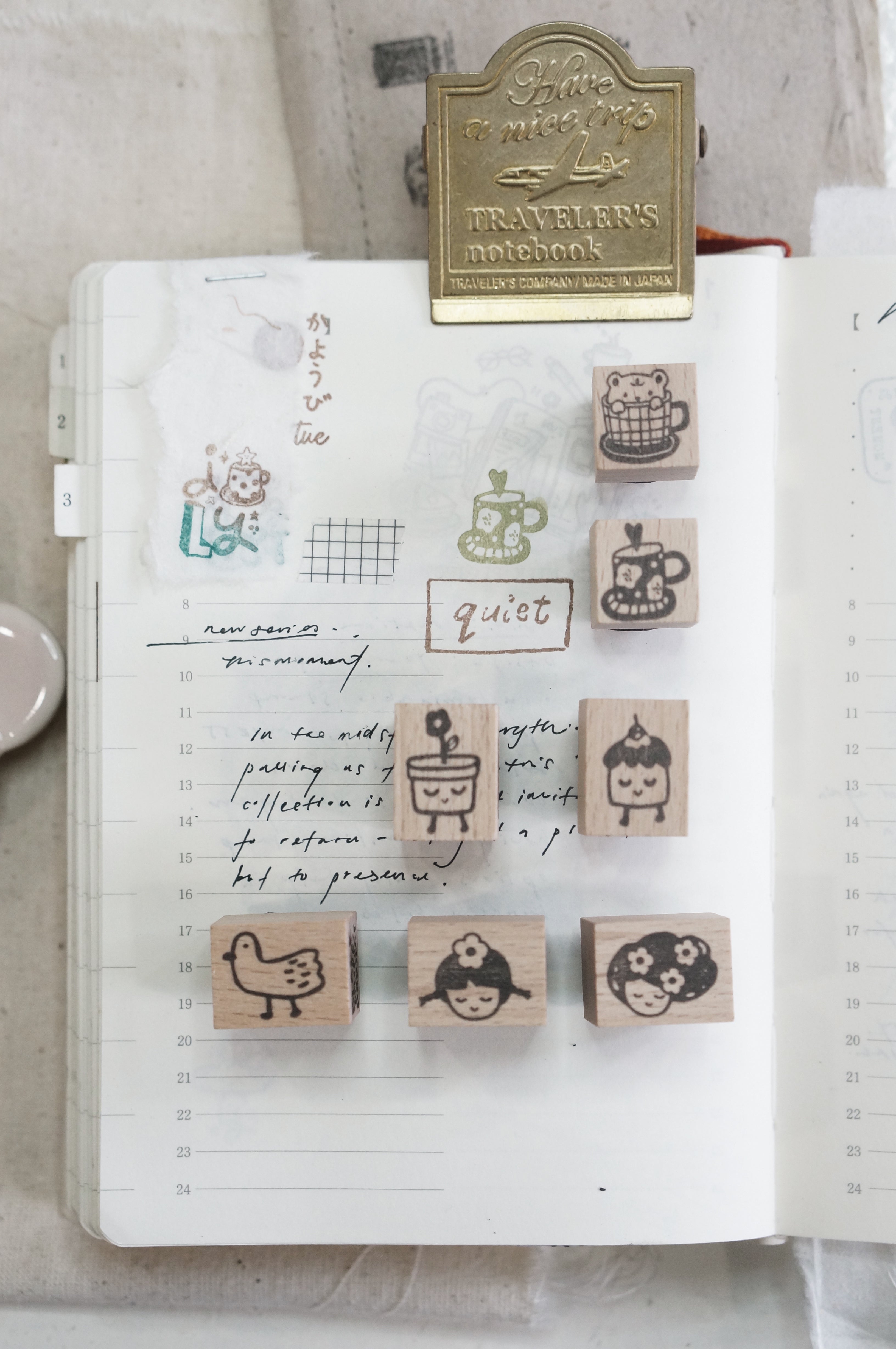 Black Milk Project - Sello de madera - This moment Mini Stamp