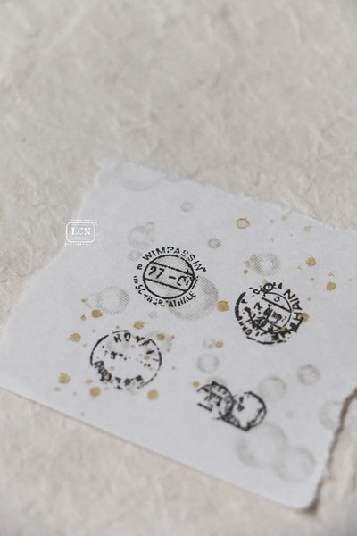 LCN - Set 4 Sellos de Madera - Mini Postage Marks