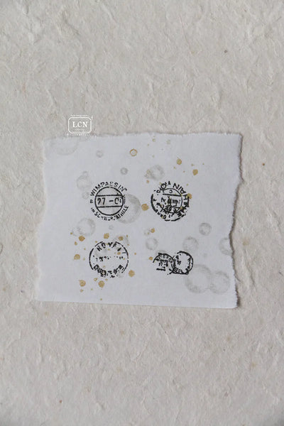 LCN - Set 4 Sellos de Madera - Mini Postage Marks