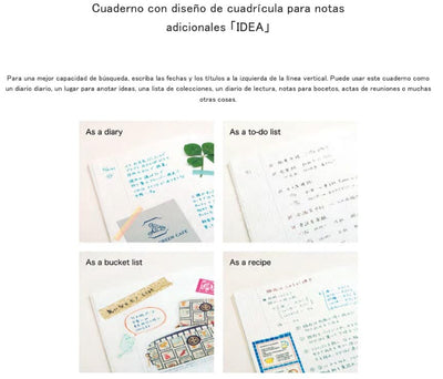 Kokuyo JIBUN TECHO - Cuaderno IDEA 2 Ud - A5 Slim