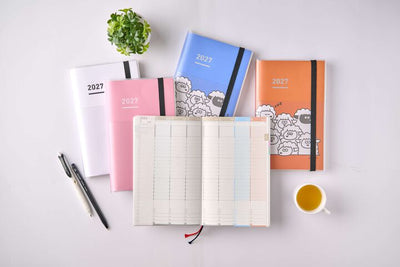 Kokuyo JIBUN TECHO - Agenda Semanal 2027 - FirstKit Orange - A5 Slim