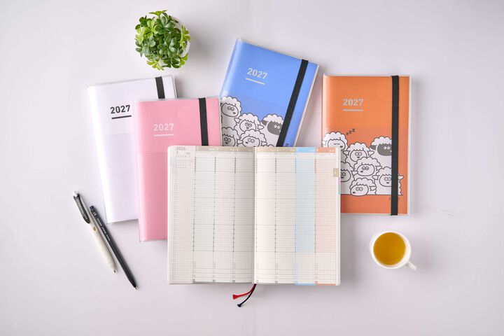 Kokuyo JIBUN TECHO - Agenda Semanal 2027 - FirstKit Orange - A5 Slim