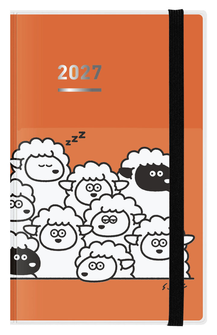 Kokuyo JIBUN TECHO - Agenda Semanal 2027 - FirstKit Orange - A5 Slim