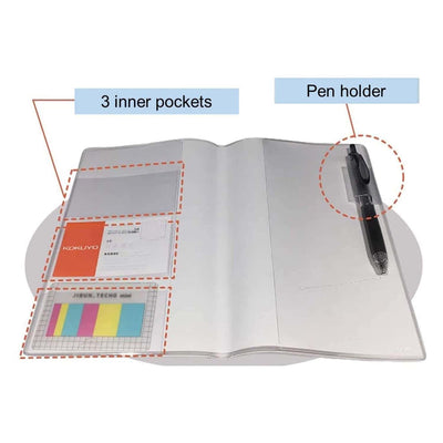 Kokuyo JIBUN TECHO Goods - Funda transparente - A5 Slim