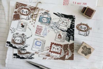 Black Milk Project - Hoja de Pegatinas PET Mini - Neko Mail