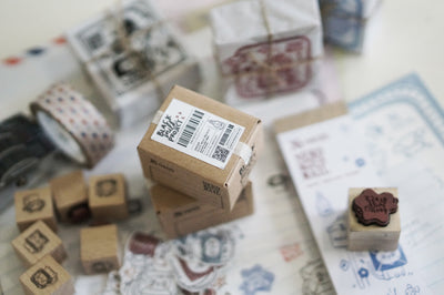 Black Milk Project - Set de 11 Pegatinas + Mini Sello PICTURE - Neko Mail