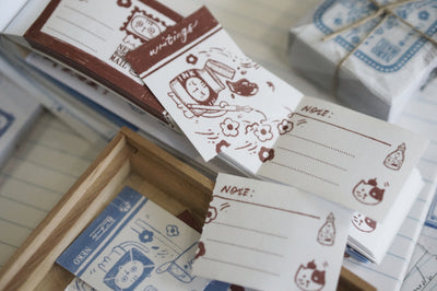 Black Milk Project - Bloc de Notas Washi Perforadas - Neko Mail