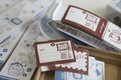 Black Milk Project - Bloc de Notas Washi Perforadas - Neko Mail