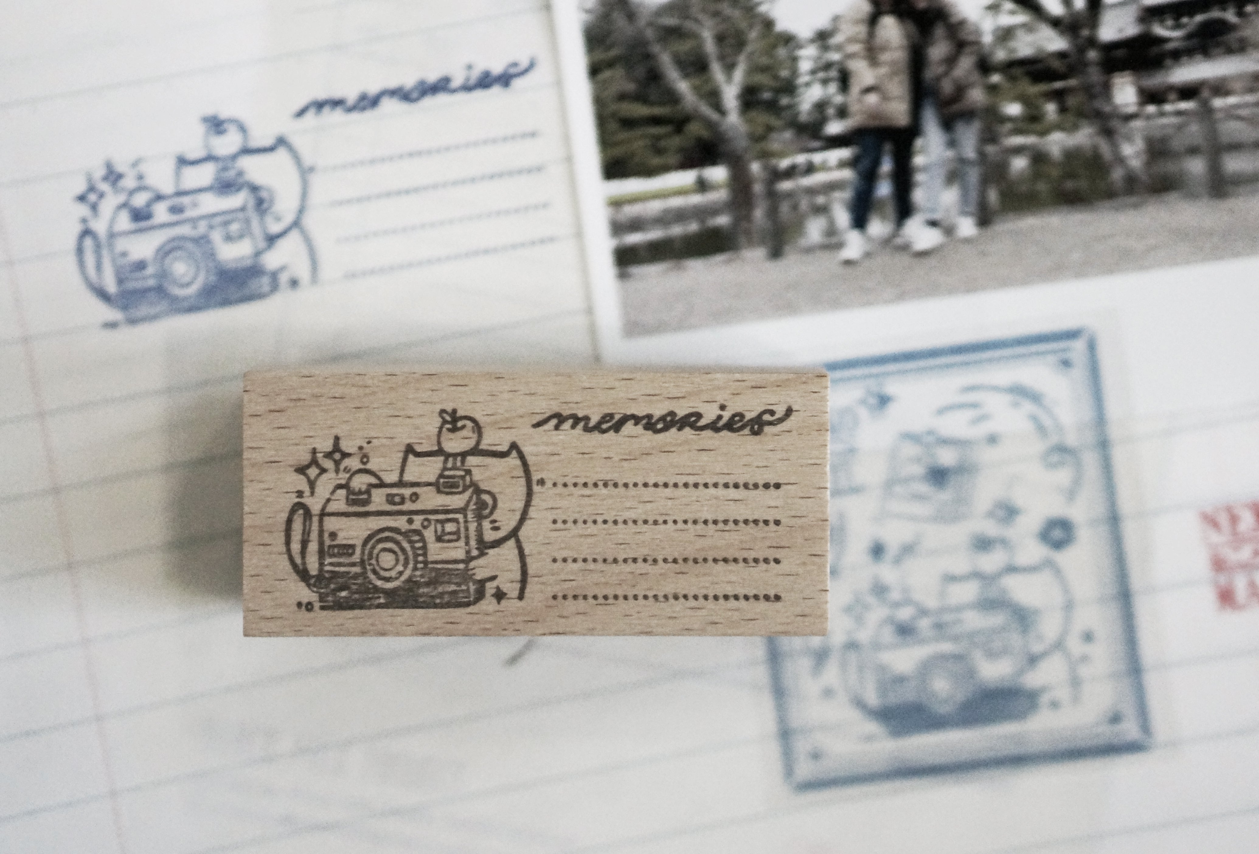 Black Milk Project - Sello de madera MEMORIES - Neko Mail Label