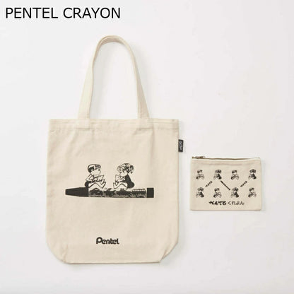 Old Resta - Tote Bag Grande con Estuche - Pentel