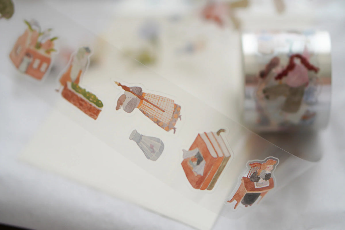 Ivy Snow - PET Tape Precortado 35 mm - Glossy - On the Desk