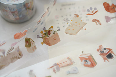 Ivy Snow - PET Tape Precortado 35 mm - Glossy - On the Desk