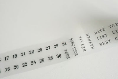 Yohaku - Pegatinas en Rollo - Calendar