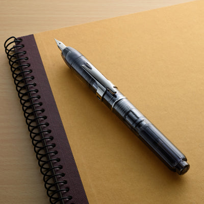 Platinum - Pluma Estilográfica Retráctil - Graphite Smoke - CURIDAS