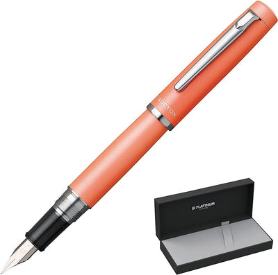 Platinum - Pluma Estilográfica - Persimmon Orange - PROCYON