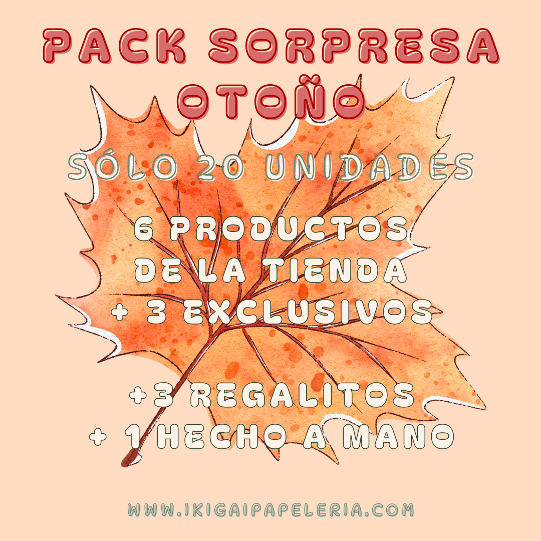 PACK SORPRESA OTOÑO - IKIGAI PAPELERIA