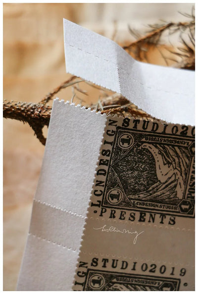 LCN - Bloc de 35 Hojas Sueltas Troqueladas - Postage Stamp Paper N1