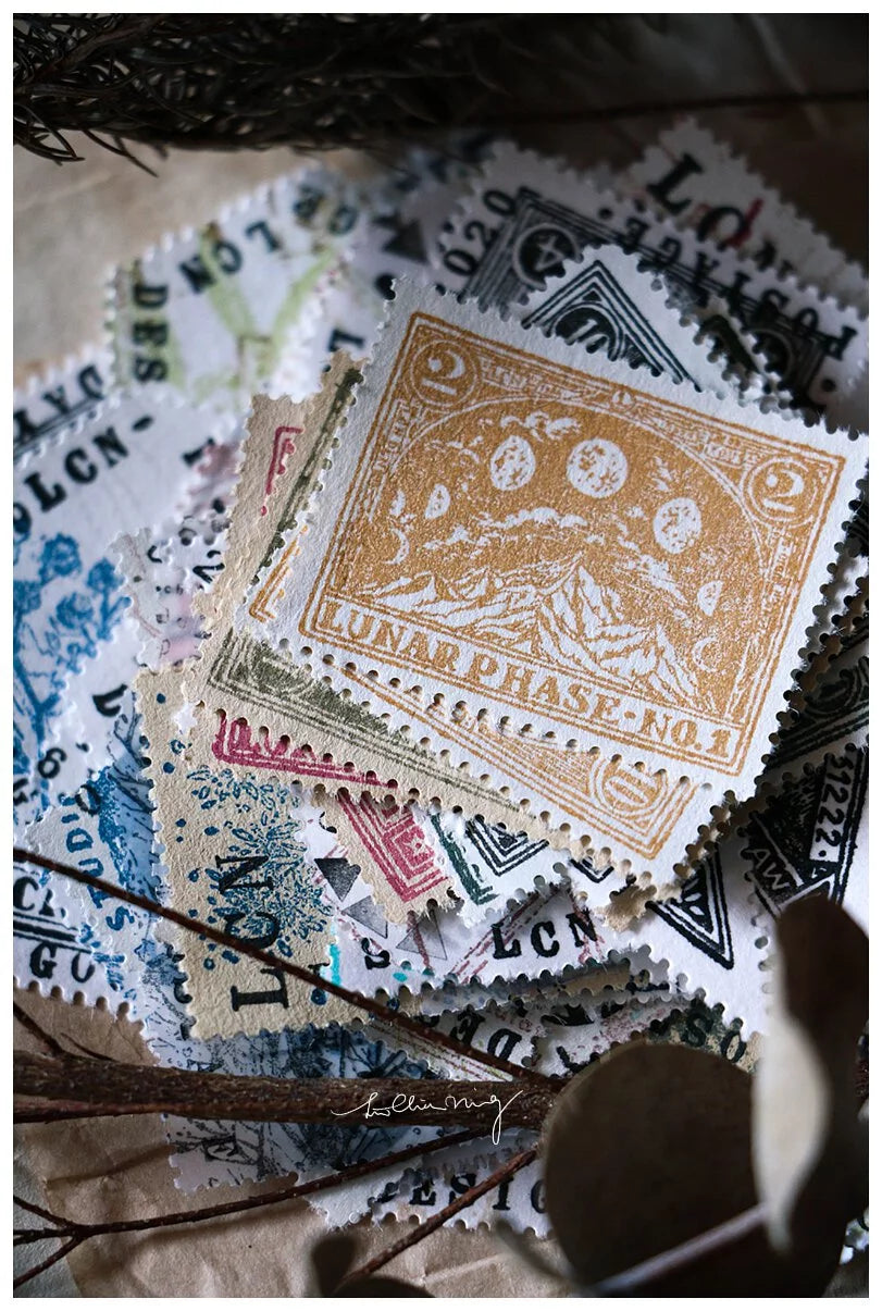 LCN - Bloc de 35 Hojas Sueltas Troqueladas - Postage Stamp Paper N1
