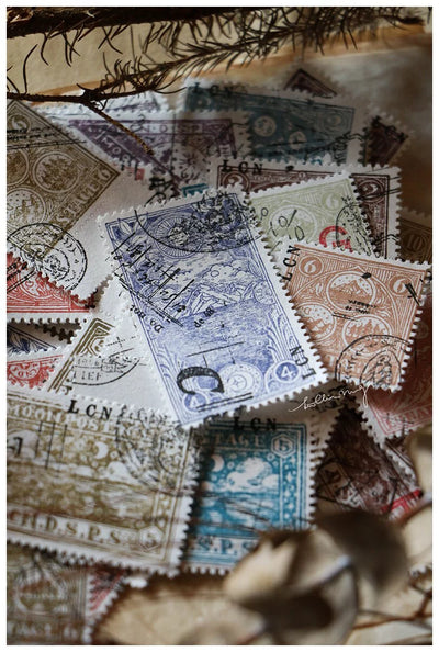 LCN - Bloc de 35 Hojas Sueltas Troqueladas - Postage Stamp Paper N1