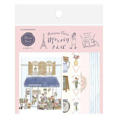 Furukawashiko - Pegatinas Floristería - 20 ud - DecoSeal - Bonjour Paris
