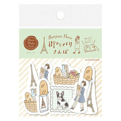 Furukawashiko - Pegatinas Panadería - 20 ud - Bonjour Paris