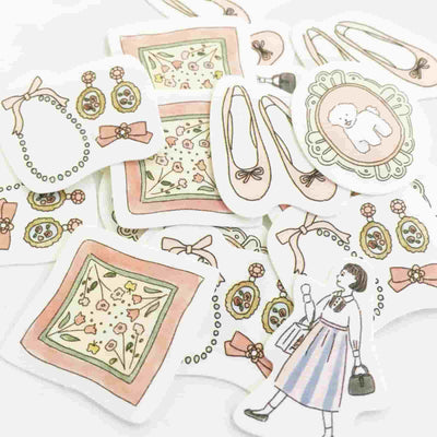 Furukawashiko - Pegatinas Boutique - 20 ud - Bonjour Paris