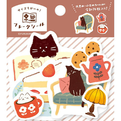 Furukawashiko - Pegatinas Flake Sticker 14ud - Relaxing Time