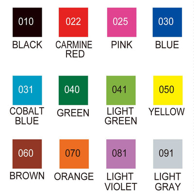 Kuretake - Set 12 Rotuladores - ZIG Clean Color Real Brush