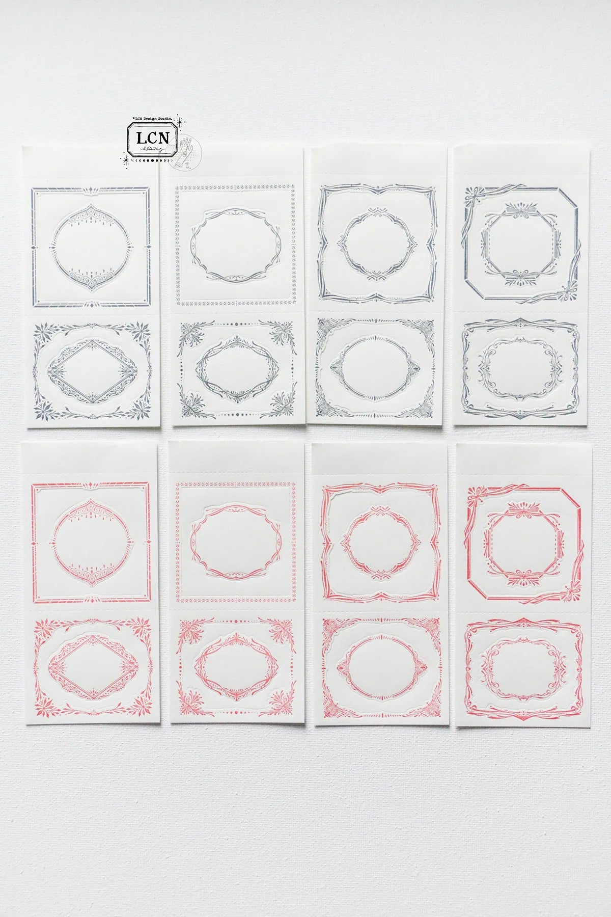 LCN - Bloc de Notas Troqueladas - Retro Frames Letterpress