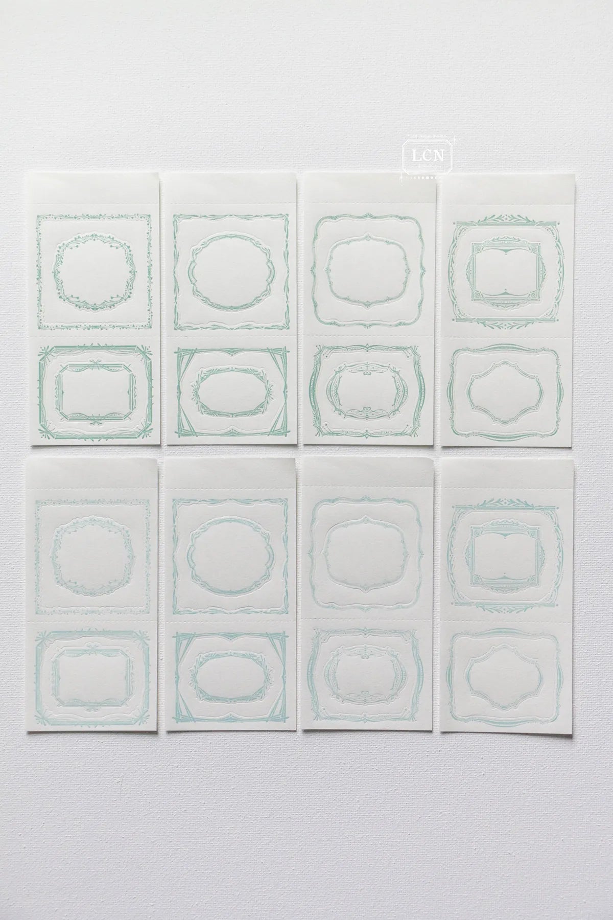 LCN - Bloc de Notas Troqueladas - Retro Frames Letterpress