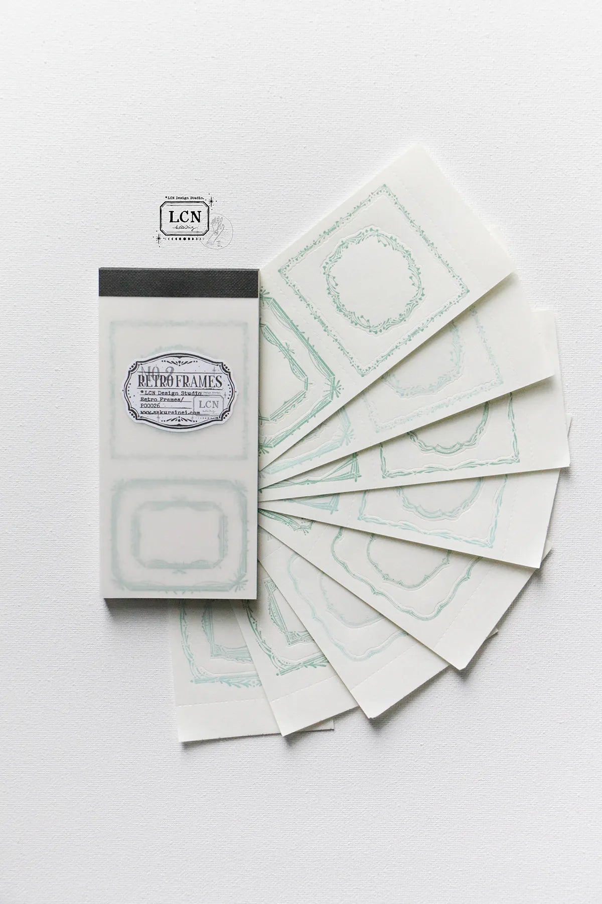LCN - Bloc de Notas Troqueladas - Retro Frames Letterpress