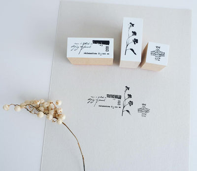 Yohaku - Sello de madera - Phrase
