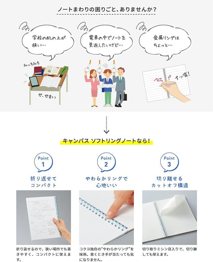 Kokuyo - Cuaderno Campus - Rayas A5 - Lila