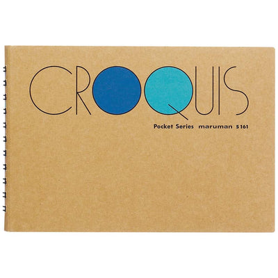Maruman - Cuaderno Liso - Blanco A6 - Croquis Pocket Series