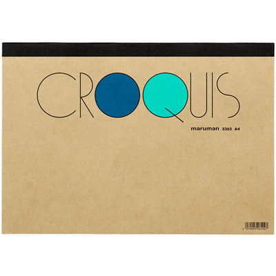 Maruman - Cuaderno Liso - Blanco A4 - Croquis