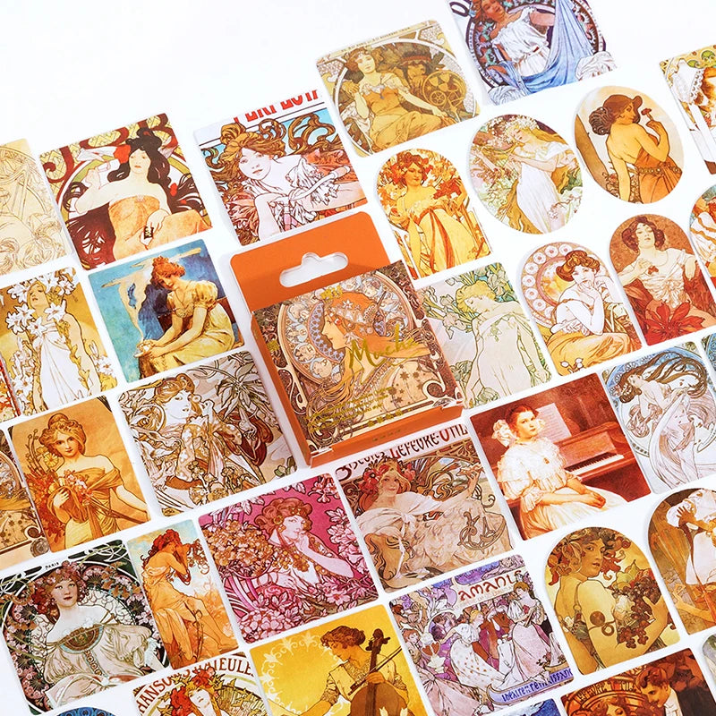 MO·CARD - Pegatinas 45 ud - Mucha