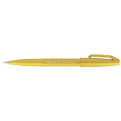 Pentel - Brush Sign Pen - Amarillo