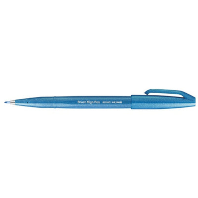 Pentel - Brush Sign Pen - Azul claro
