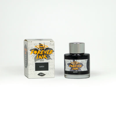 Diamine - Tintero 50 ml - Tinta Permanente Raven - FOREVER INK