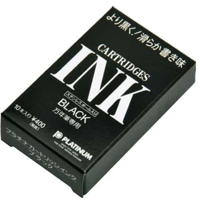 Platinum - Pack 10 cartuchos tinta - Negro