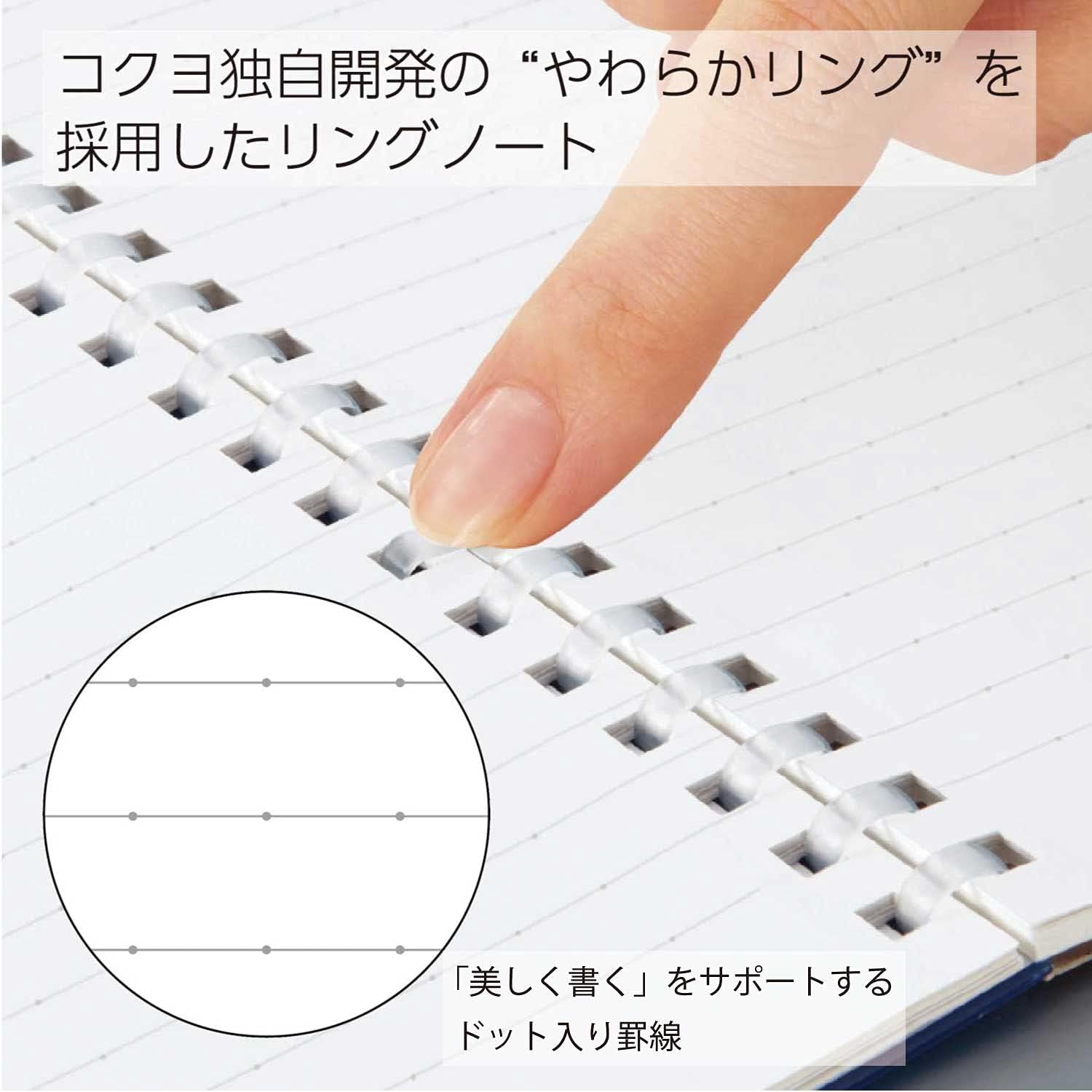Kokuyo - Cuaderno Soft Ring - Rayas B6 - Violeta