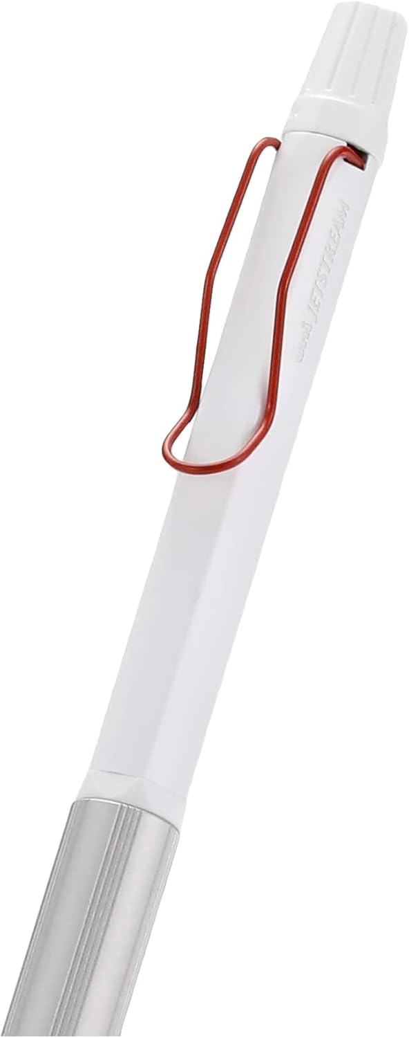 Mitsubishi Uni - Bolígrafo multifunción 3&1 - White Red - Jetstream EDGE 3