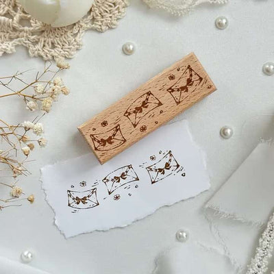 Leela Journals - Sello de madera - Cartas de amor voladoras