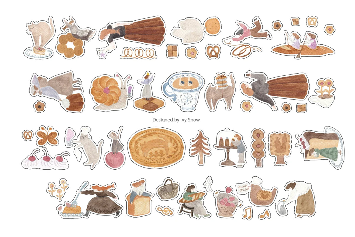 Ivy Snow - PET Tape Precortado 40 mm - Glossy - Sweet O'Clock