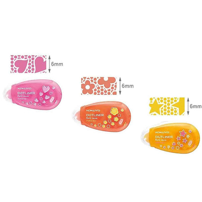 Kokuyo - Set 3 Pegamentos Doble Cara - Dotliner Petit