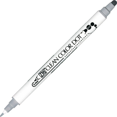 Kuretake - Rotulador - ZIG Clean Color Dot - Platinum