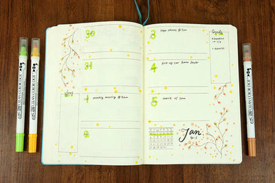 Kuretake - Pack 12 Rotuladores - ZIG Clean Color Dot