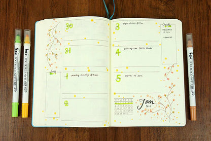 Kuretake - Pack 12 Rotuladores - ZIG Clean Color Dot