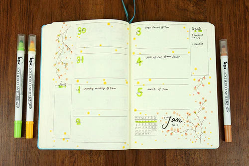 Kuretake - Pack 12 Rotuladores - ZIG Clean Color Dot